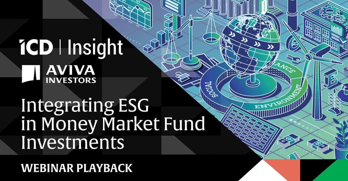 Integrating ESG in Money Market Fund Investments