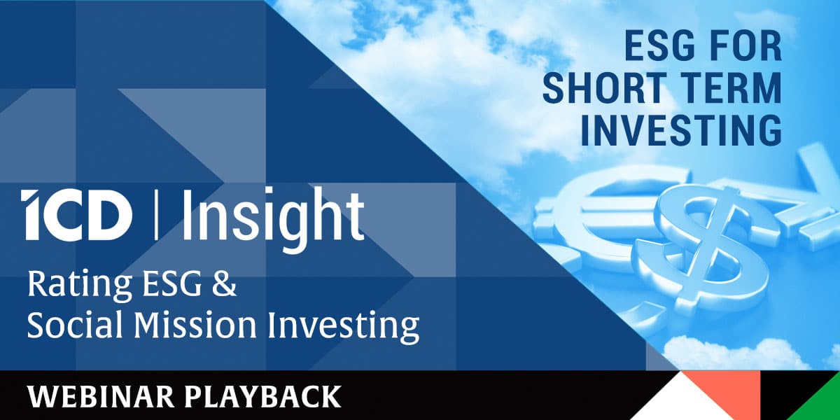 ESG For Short Term Investing: Rating ESG & Social Mission Investing