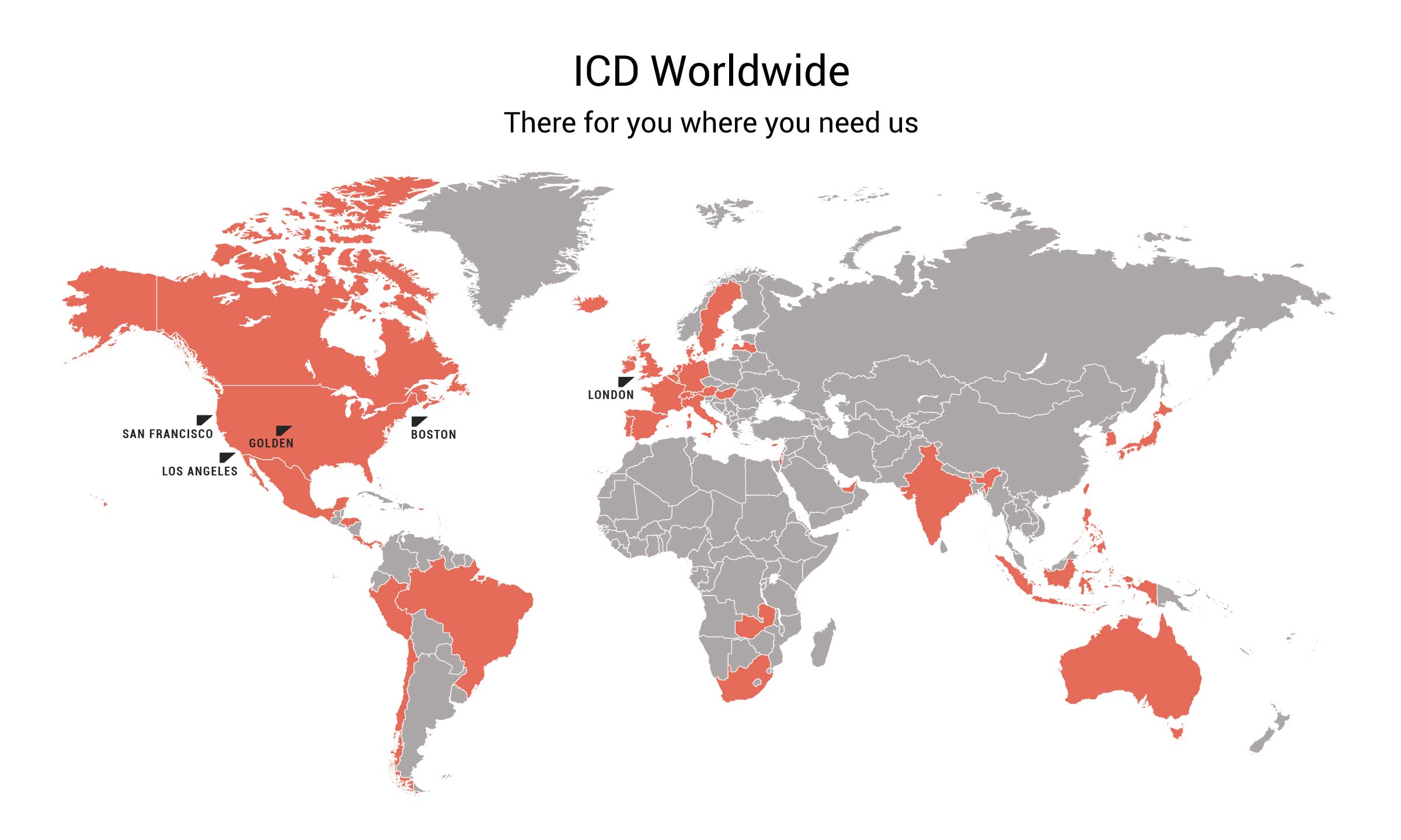 ICD Worldwide - There for you where you need us.